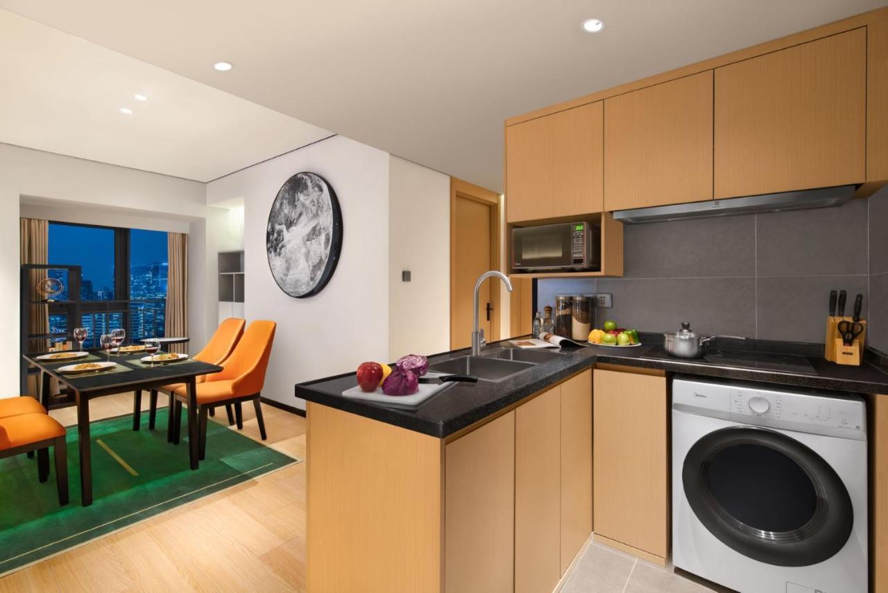 Citadines Gaoxin Chengduアパートホテル エクステリア 写真